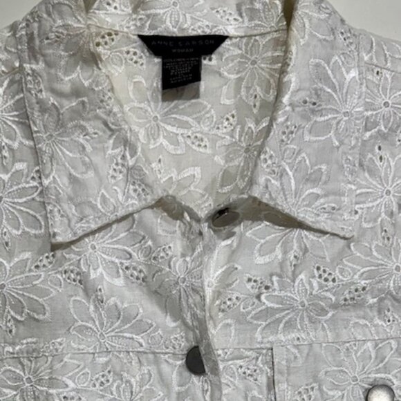 White light Jacket Anne Carson - Picture 2 of 3